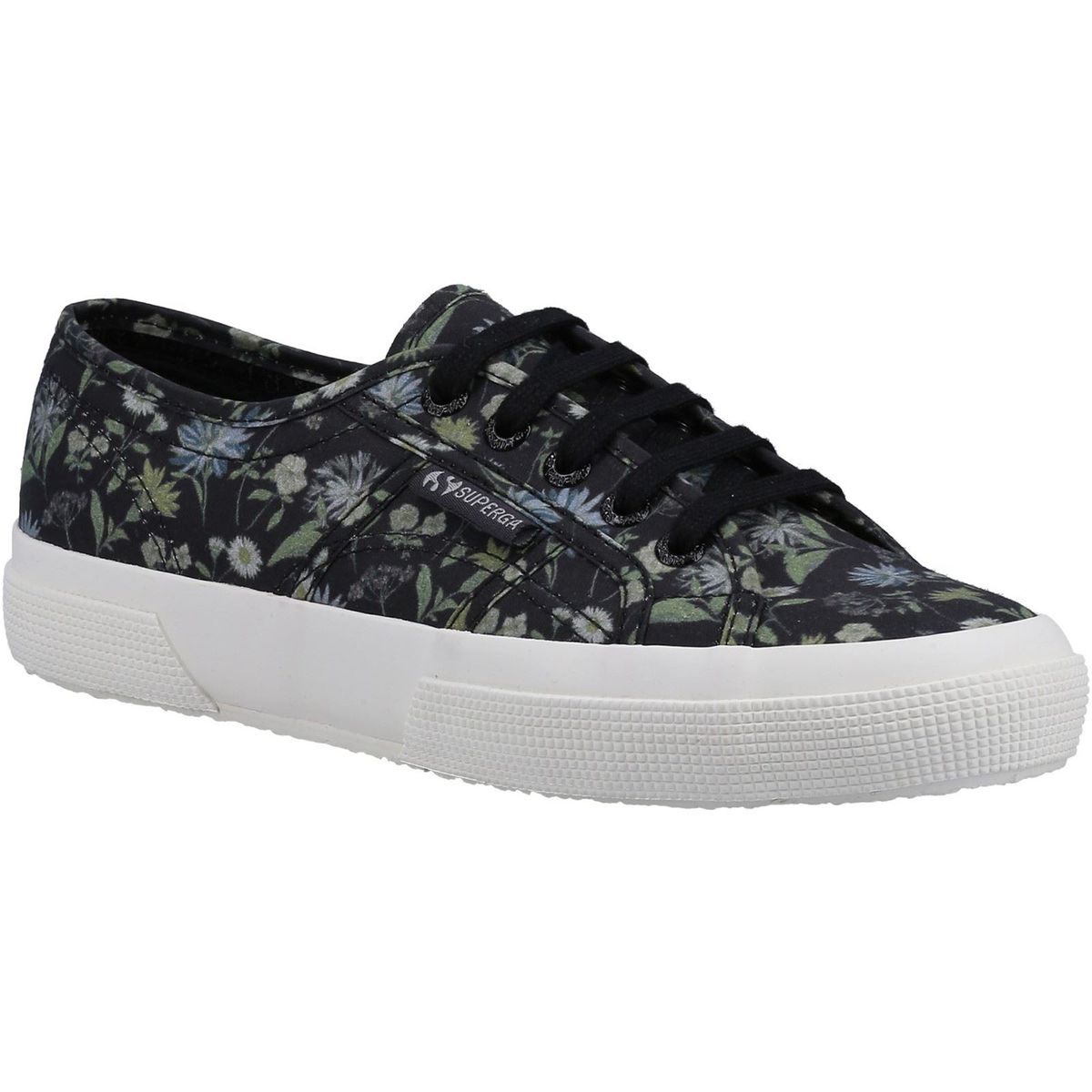 Canvas-Sneaker mit botanischem Print