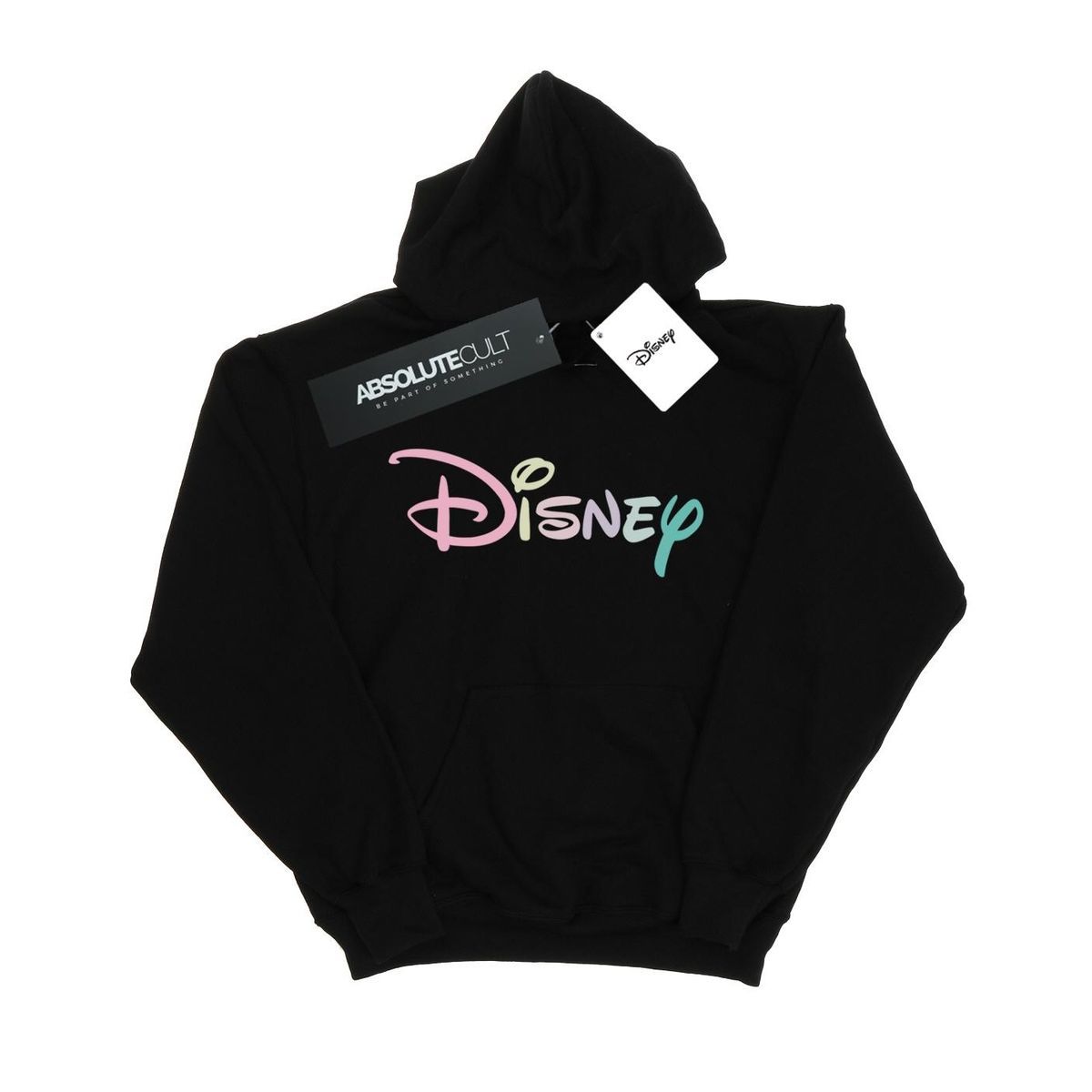 Kapuzenpullover mit pastellfarbenem Logoprint