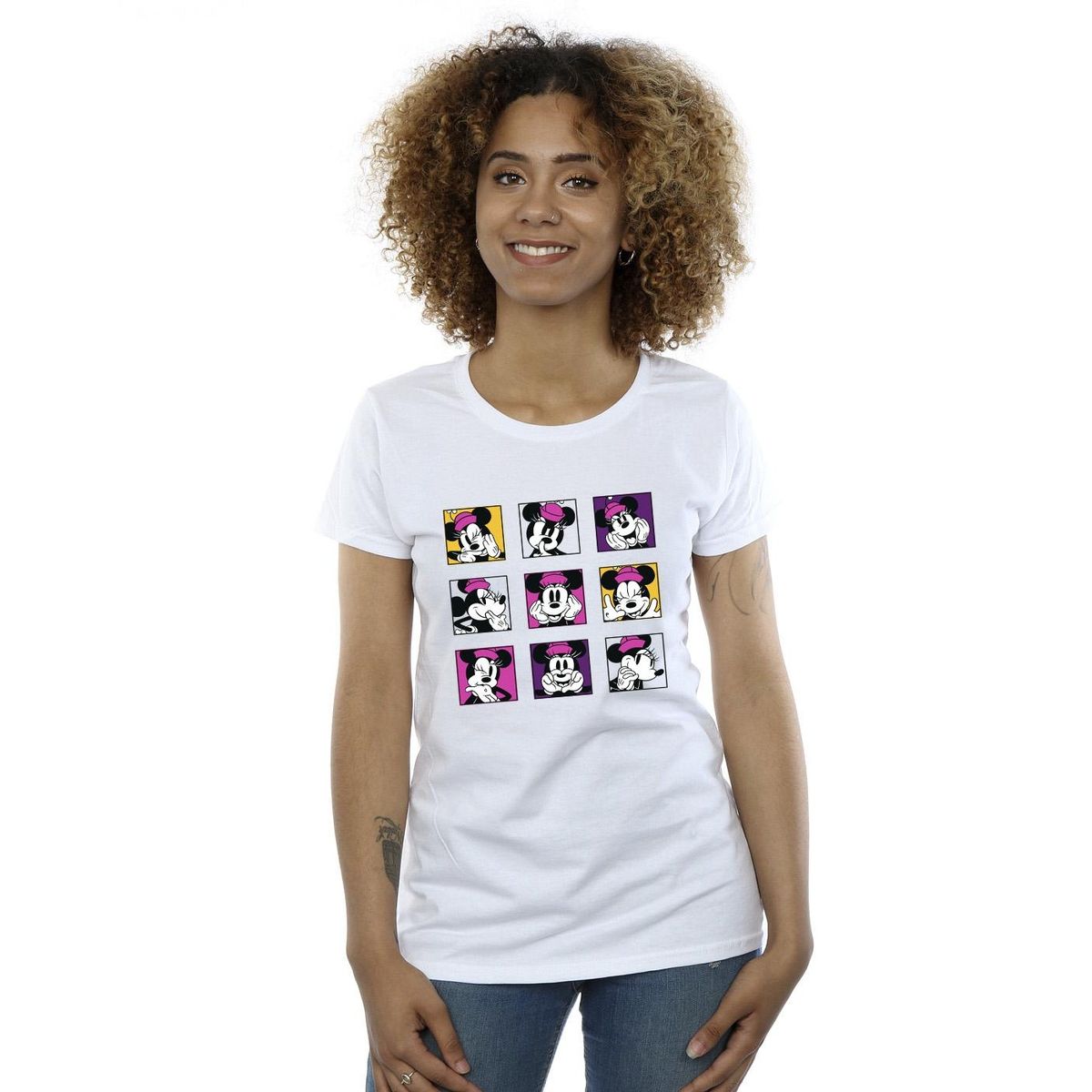 Minnie Mouse Pop-Art Print T-Shirt