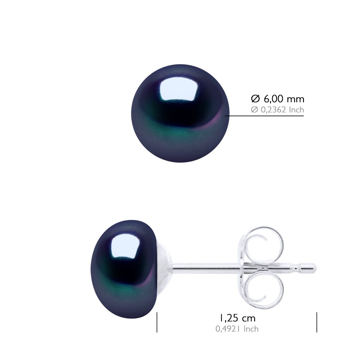 Elegante Süßwasserperlen-Ohrstecker