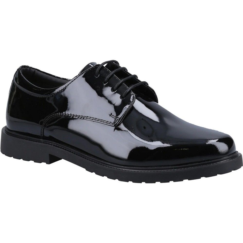 Klassische Lackleder-Derby-Schuhe