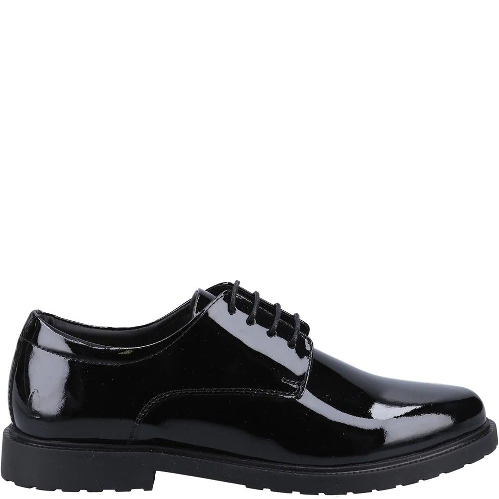 Klassische Lackleder-Derby-Schuhe