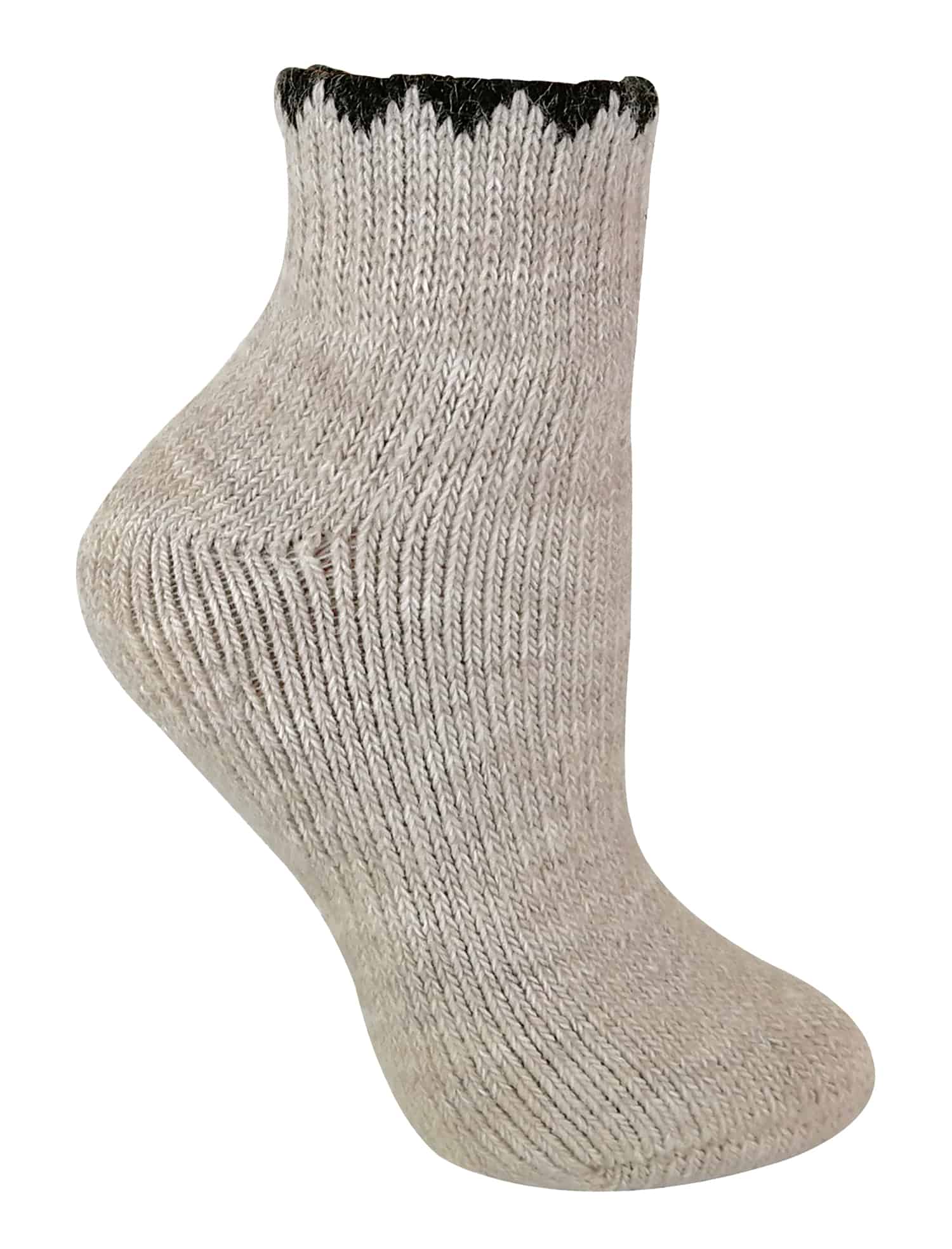 Strick-Stiefelsocken aus Alpakawollmischung