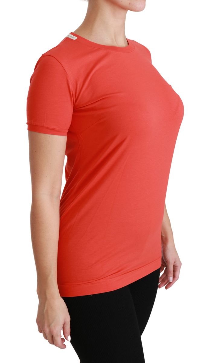 Klassisches Baumwoll-T-Shirt mit Rundhalsausschnitt