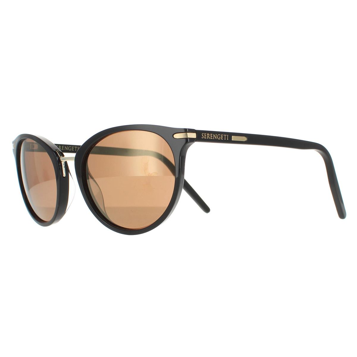 Elegante polarisierte runde Sonnenbrille