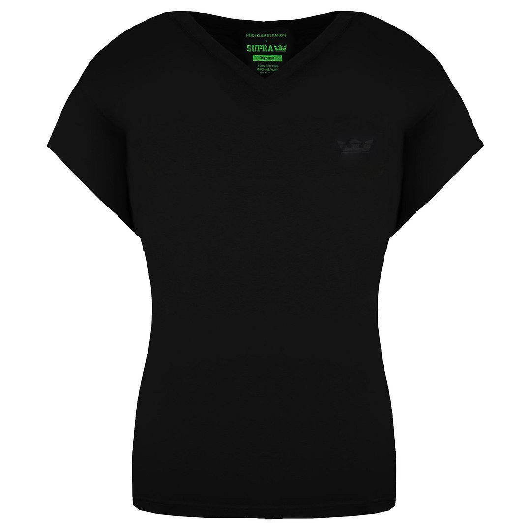 Grafik-T-Shirt mit V-Ausschnitt