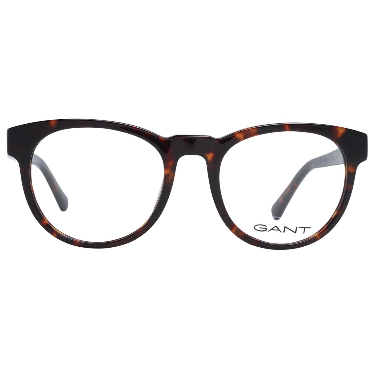 Klassische runde Brille in Schildpatt-Optik