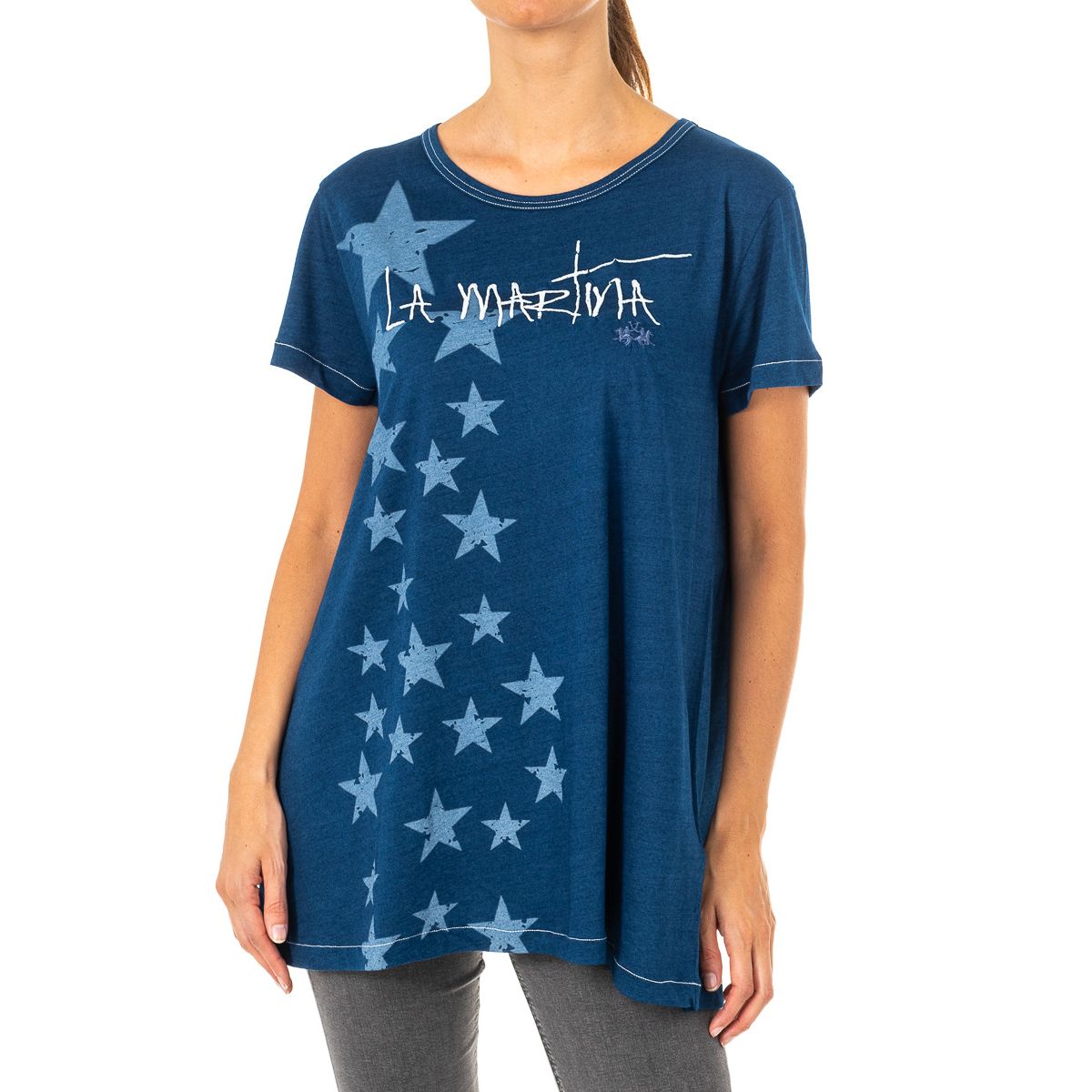 T-Shirt mit Stern-Grafikprint