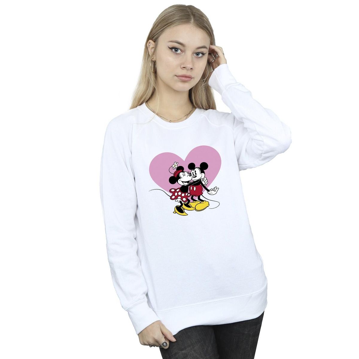 Mickey und Minnie Liebes-Sweatshirt