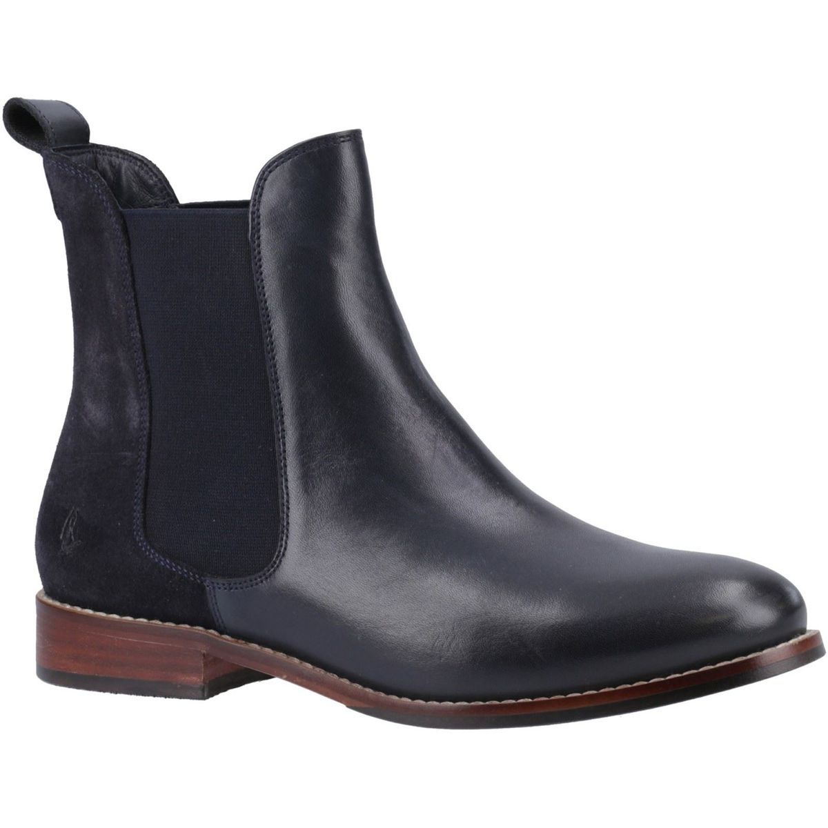 Klassische Chelsea-Boots aus Materialmix