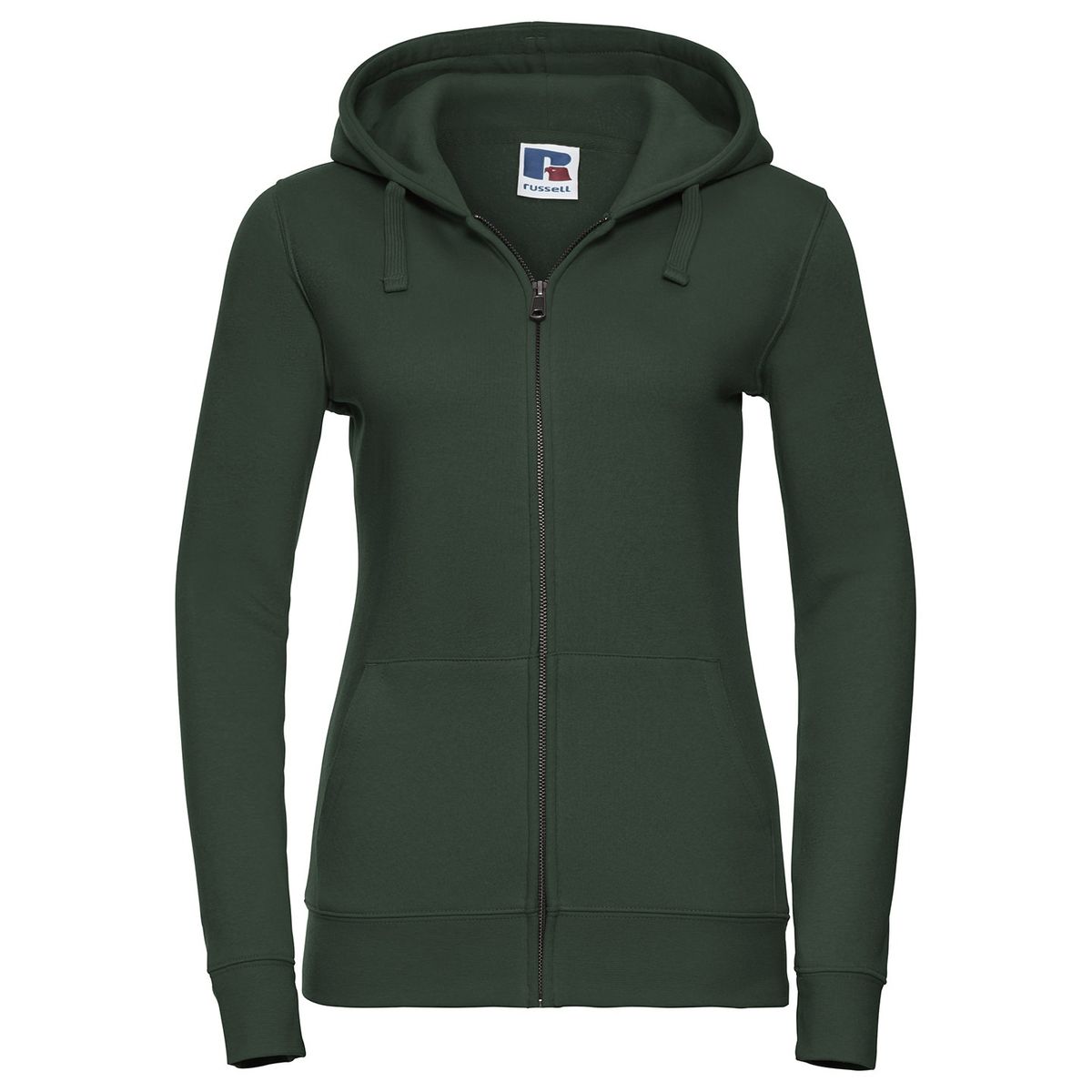 Authentischer Kapuzenpullover mit Reißverschluss