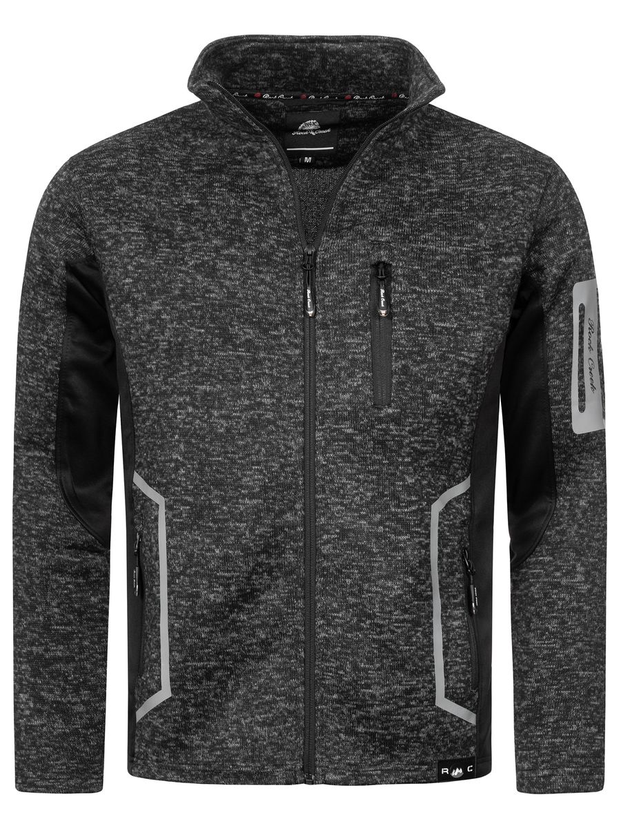 Gemütliche Fleecejacke mit Reißverschluss