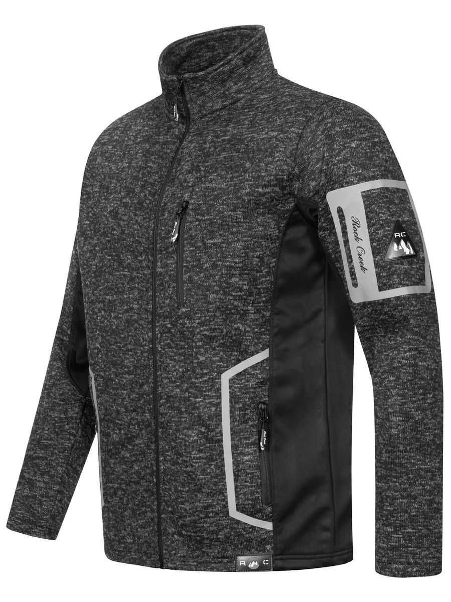 Gemütliche Fleecejacke mit Reißverschluss