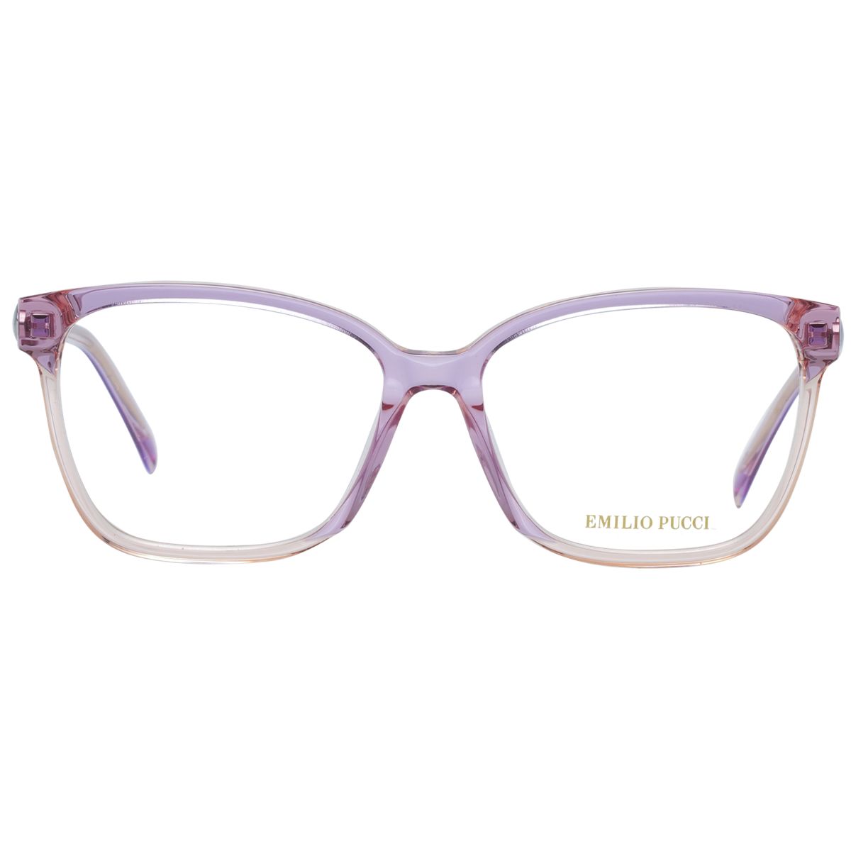 Quadratische Brille mit Farbverlauf