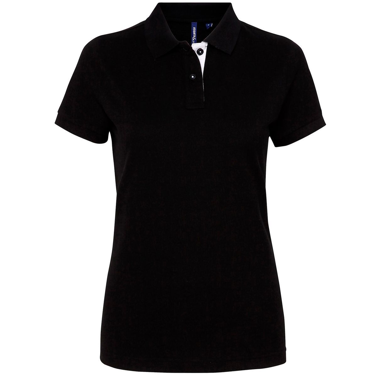 Tailliertes Poloshirt mit Kontrastdetails