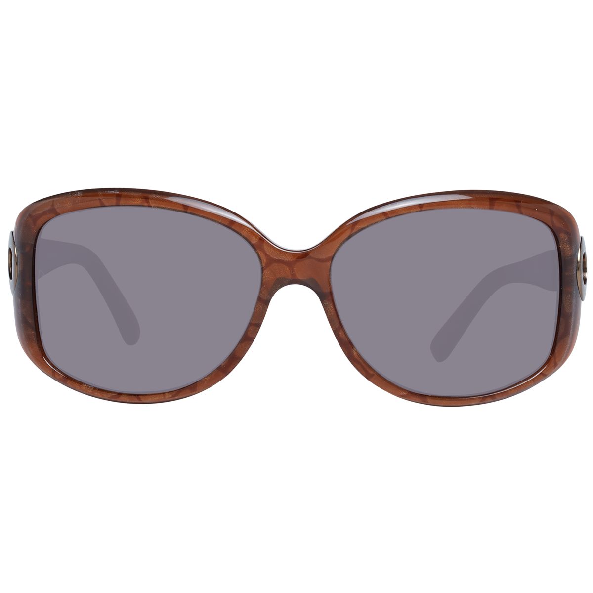 Elegante ovale Sonnenbrille in Schildpattoptik