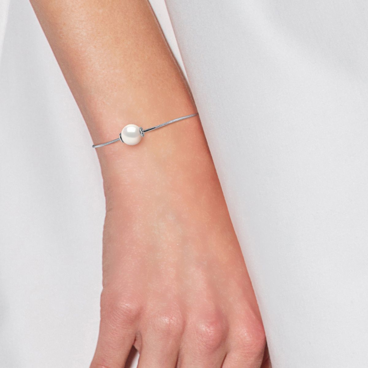 Minimalistisches Perlen-Schlangenarmband