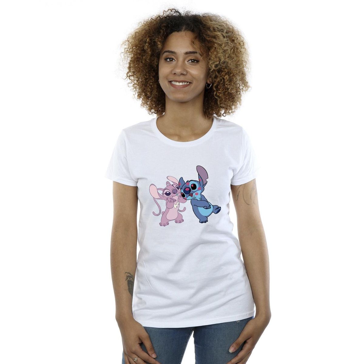Lilo & Stitch Grafik-Print T-Shirt