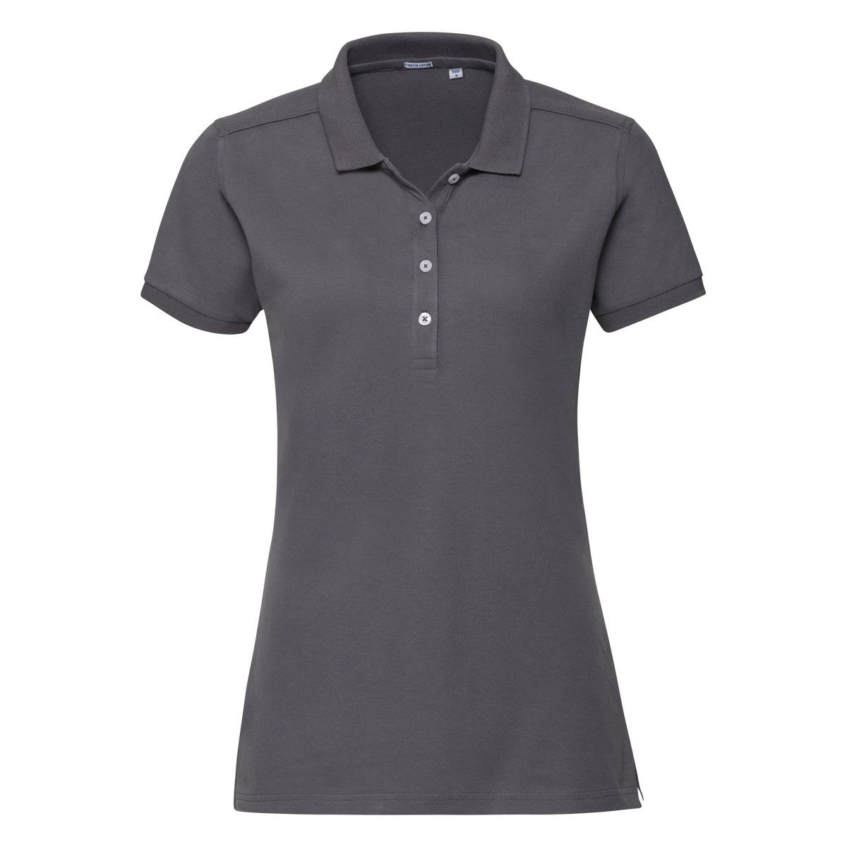 Schmal Geschnittenes Baumwoll-Stretch Polo