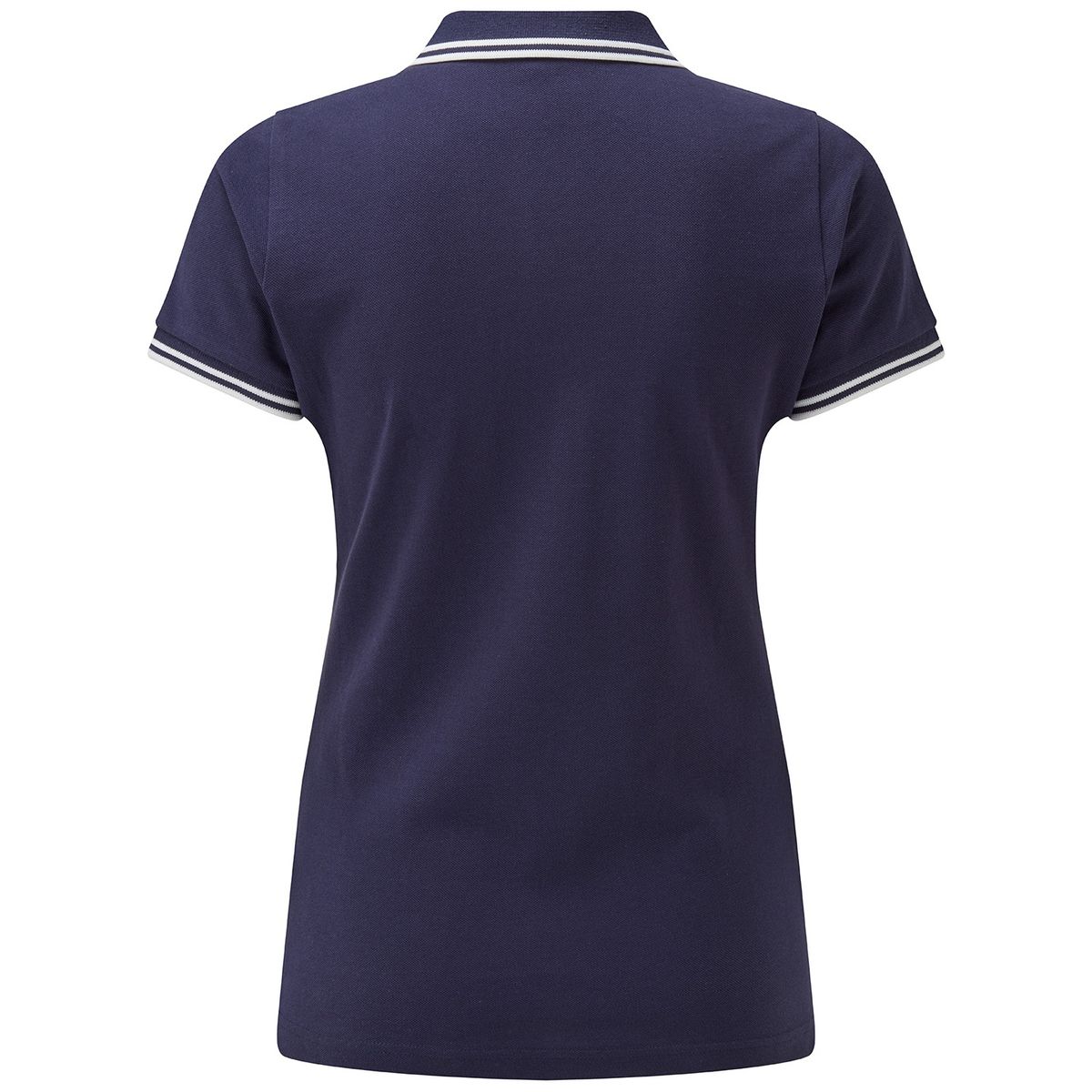 Kontrast-Piqué-Poloshirt