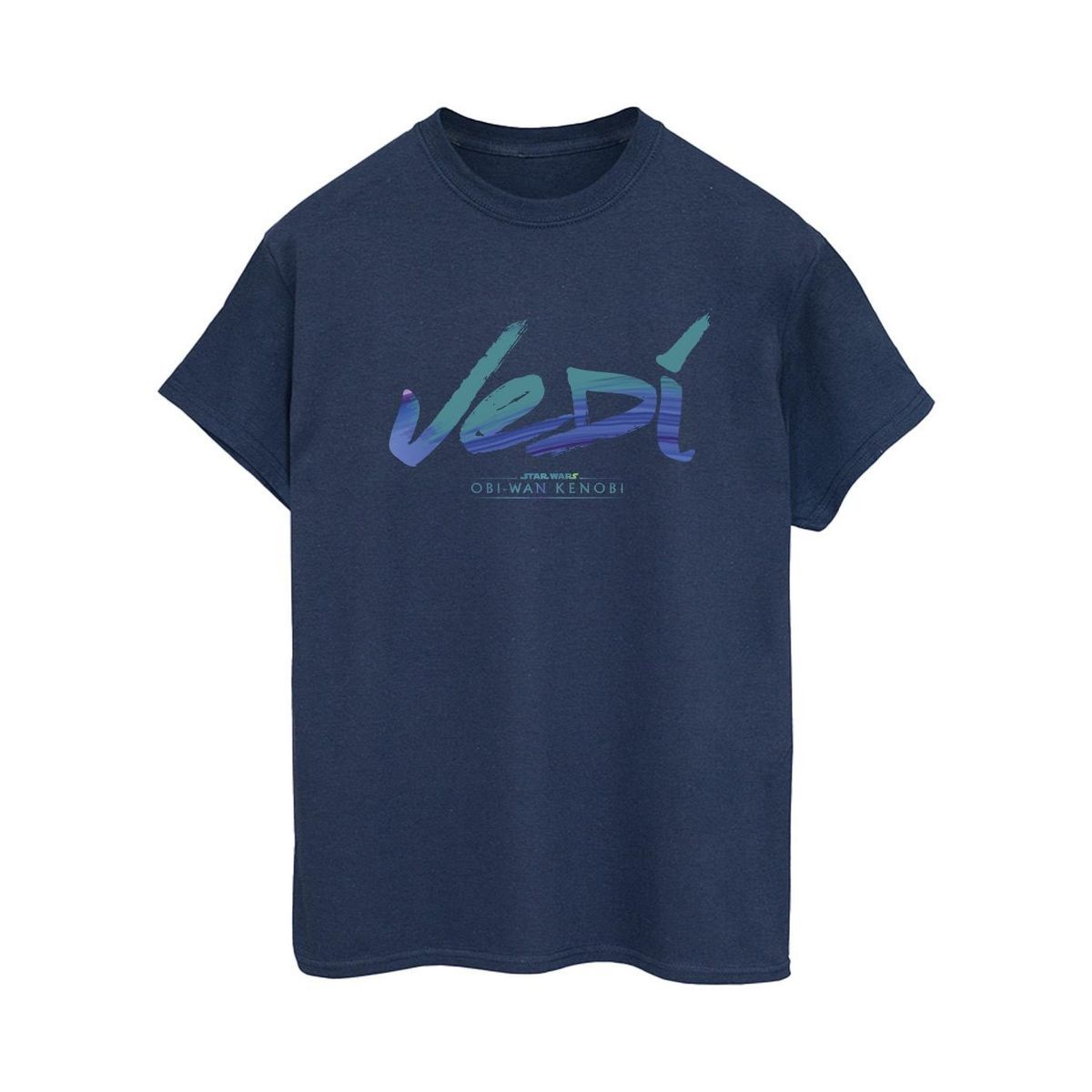 Jedi T-Shirt mit Pinsel-Schriftzug