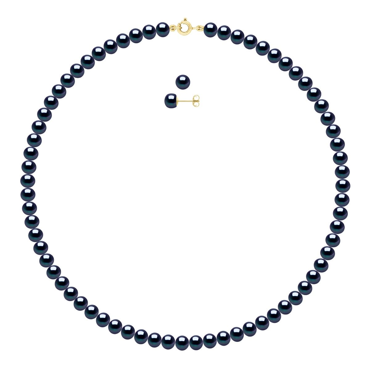 Elegantes Set aus Süßwasser-Zuchtperlen