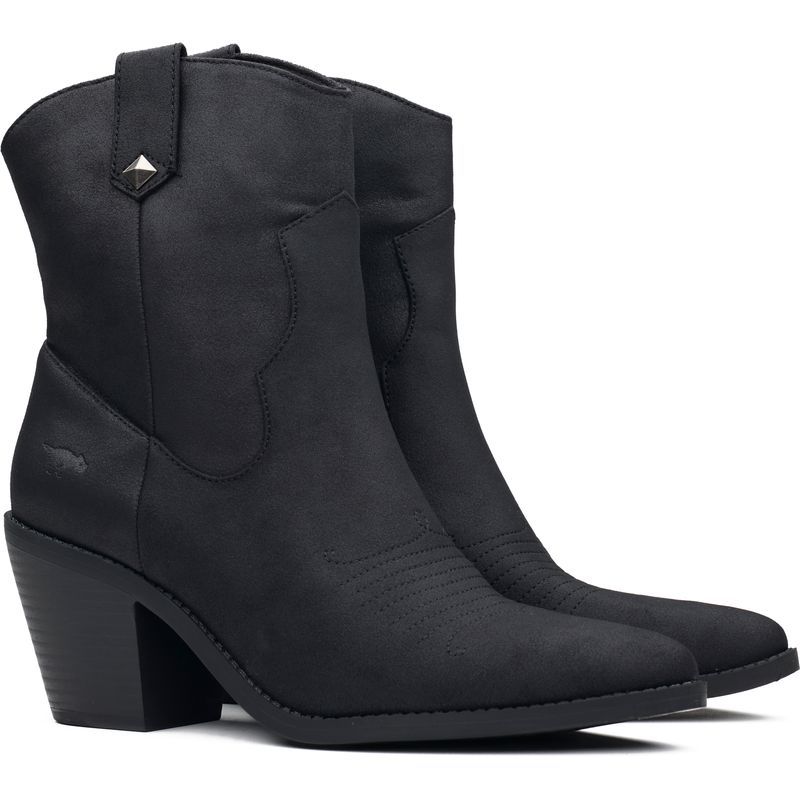 Ankle Boots im Western-Stil mit Nieten
