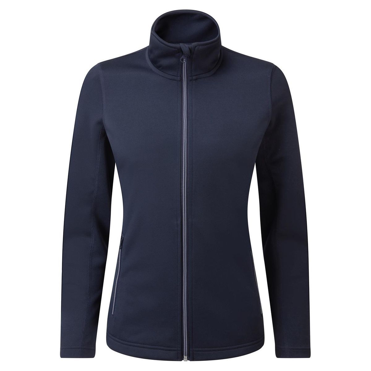 Körpernahe Sweatjacke mit Reißverschluss