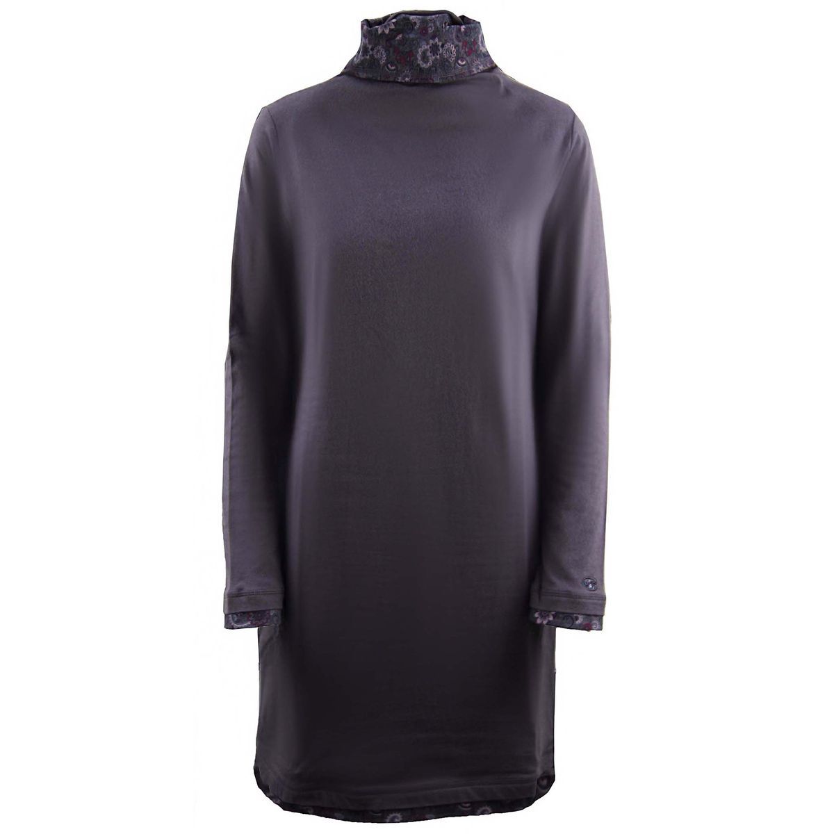 Langärmliges Minikleid mit Stehkragen