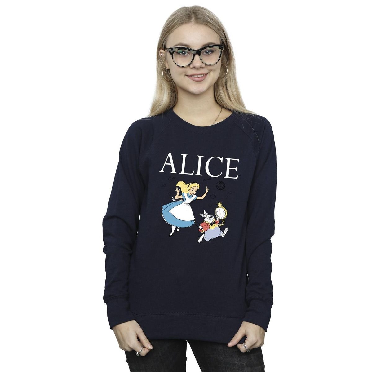 Alice im Wunderland Grafik-Sweatshirt