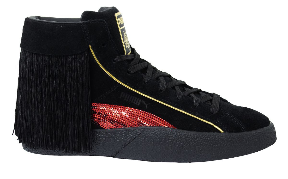 High-Top Sneaker mit Fransen