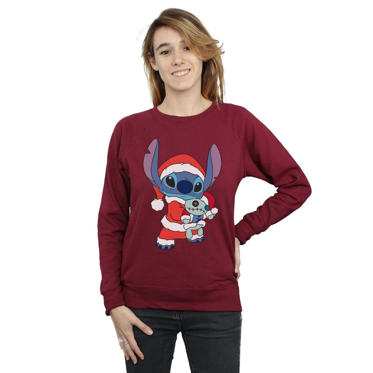 Weihnachtliches Stitch und Scrump Sweatshirt