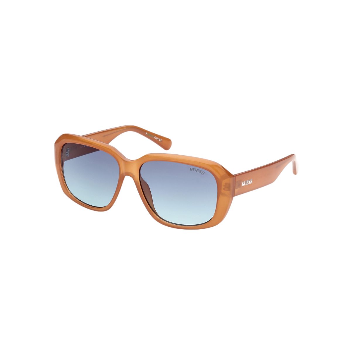 Quadratische Sonnenbrille mit Verlaufsgläsern