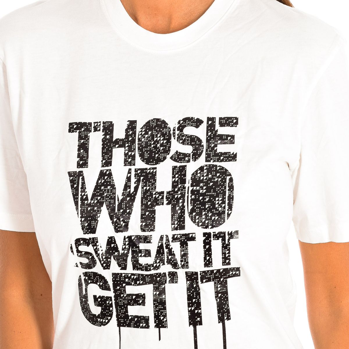Sport-T-Shirt mit Grafikprint aus Baumwolle