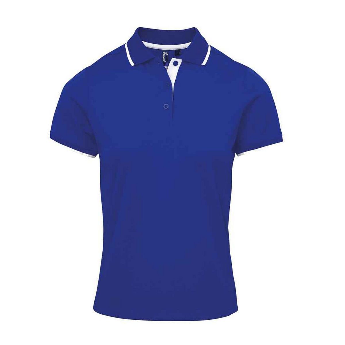 Tailliertes Piqué-Poloshirt mit Kontrastdetails