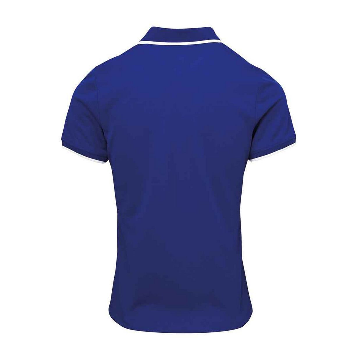 Tailliertes Piqué-Poloshirt mit Kontrastdetails