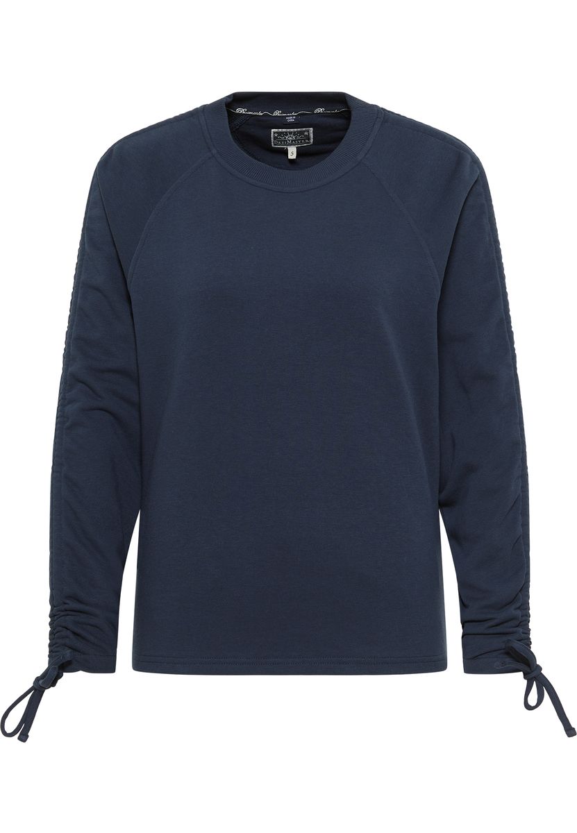 Raglan-Sweatshirt mit gerafften Ärmeln
