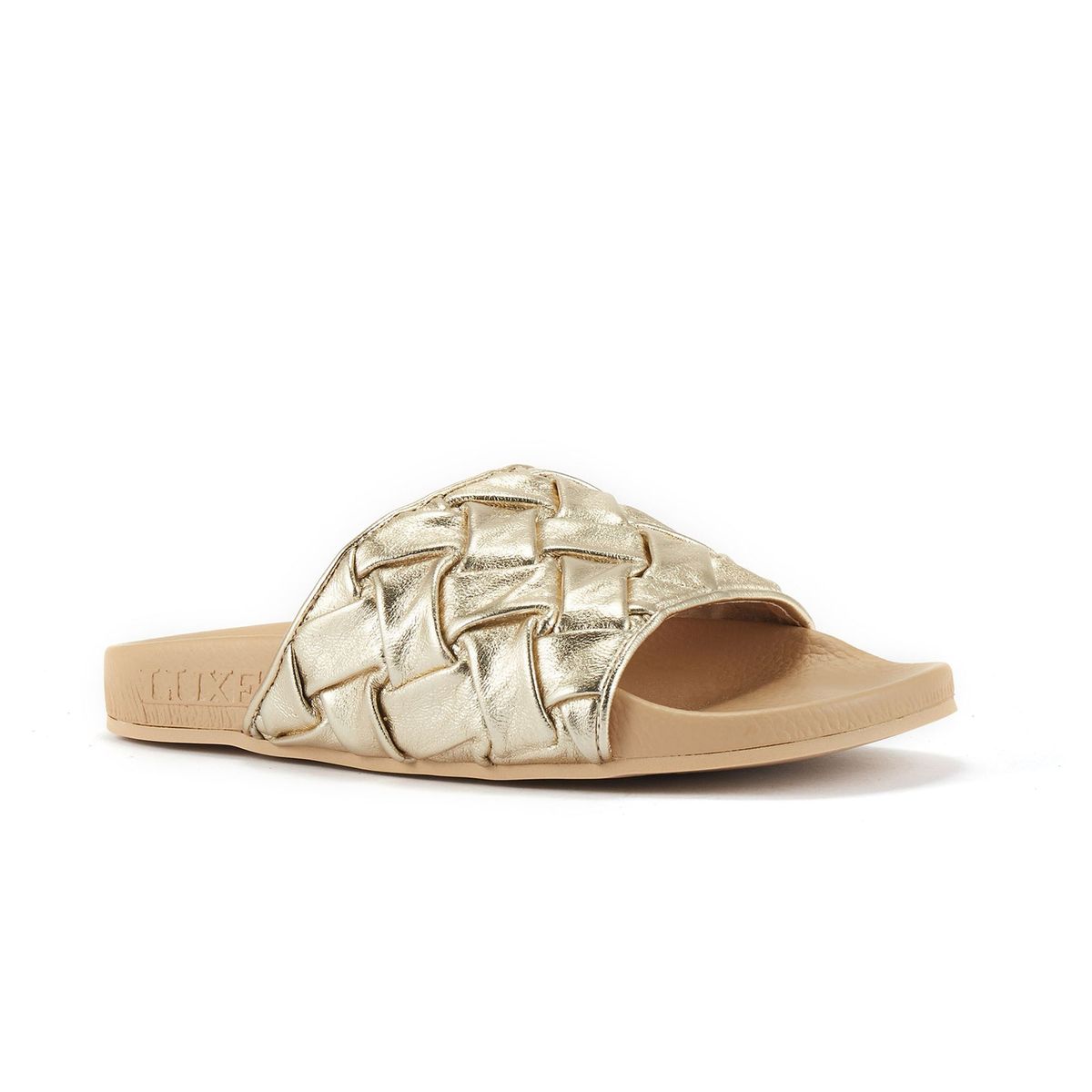 Geflochtene Leder-Komfort-Slipper