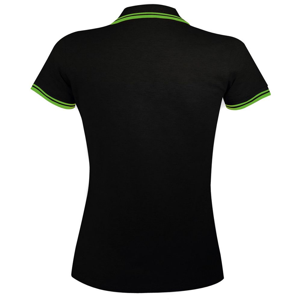 Kurzärmliges Piqué-Poloshirt mit Kontraststreifen