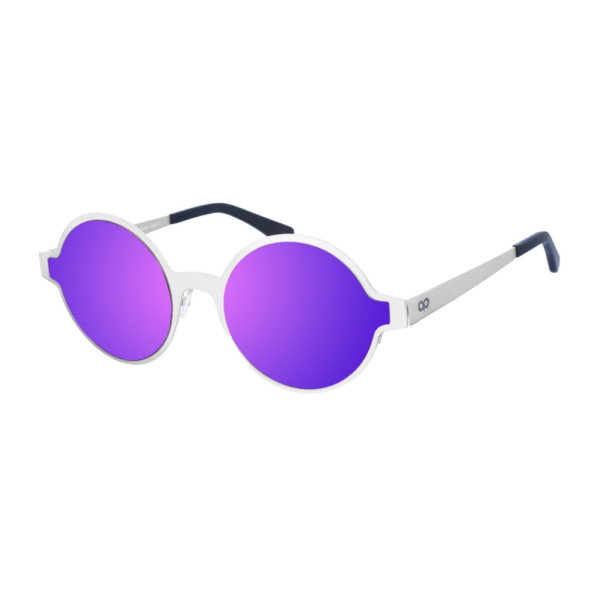 Runde Sonnenbrille mit Metallrahmen