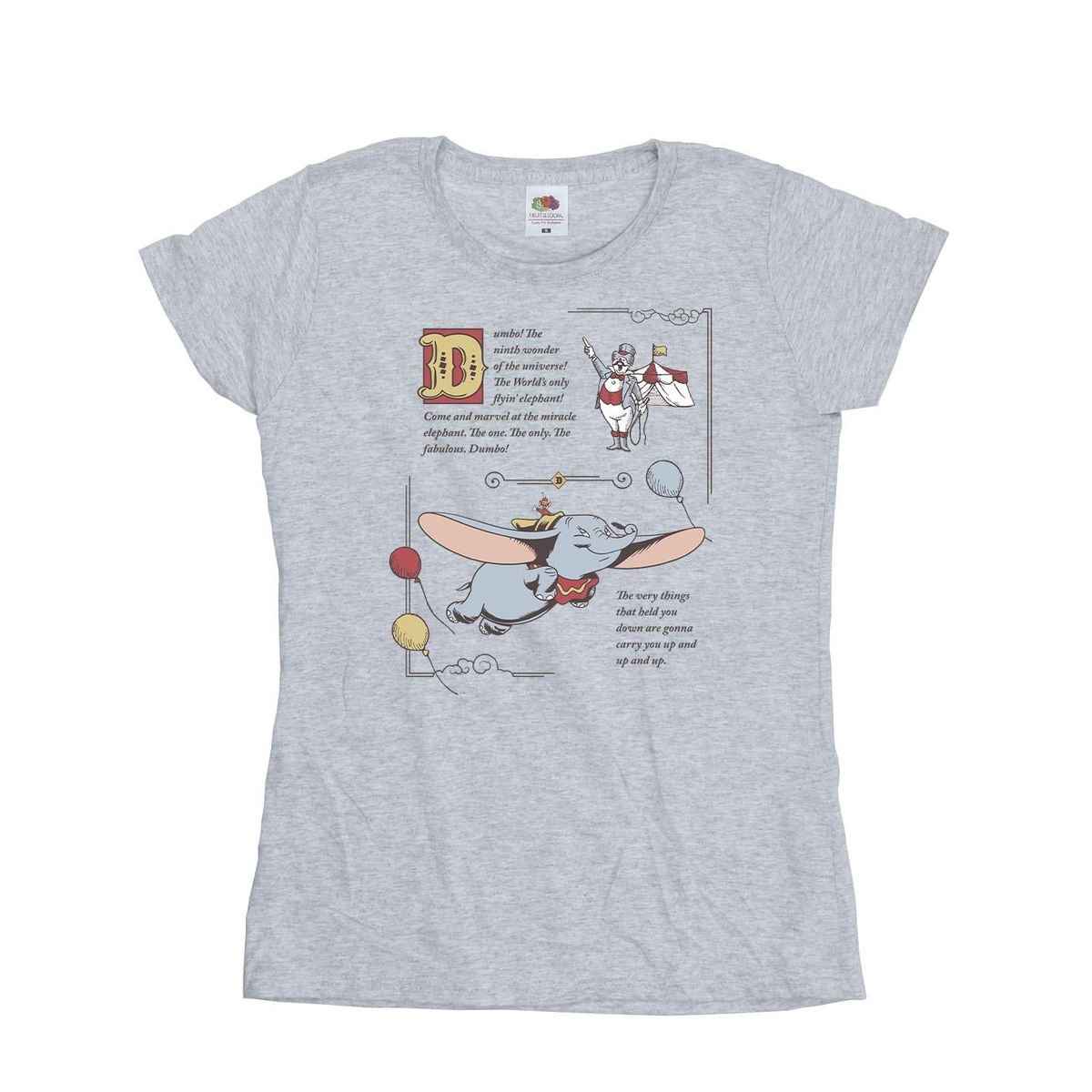 T-Shirt mit Dumbo-Illustrationsdruck
