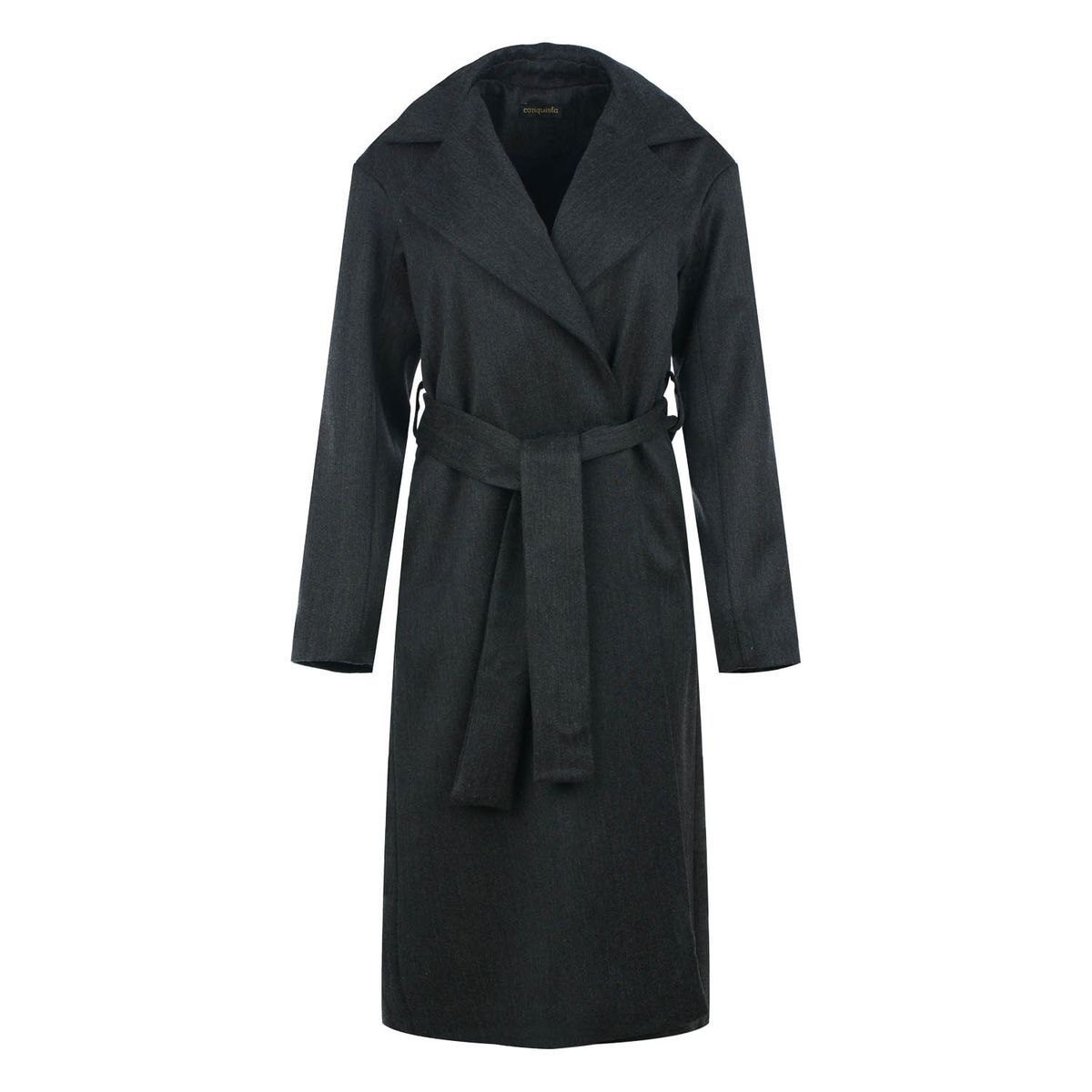 Eleganter Oversize-Wollwickelmantel