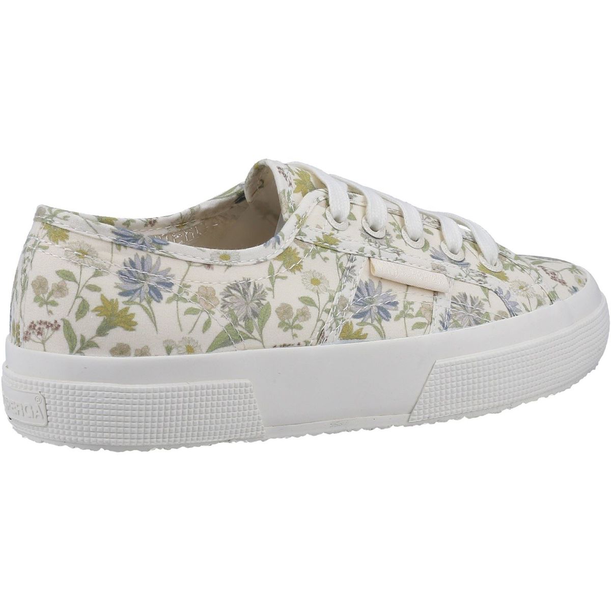 Plateau-Sneaker mit Blumenmuster