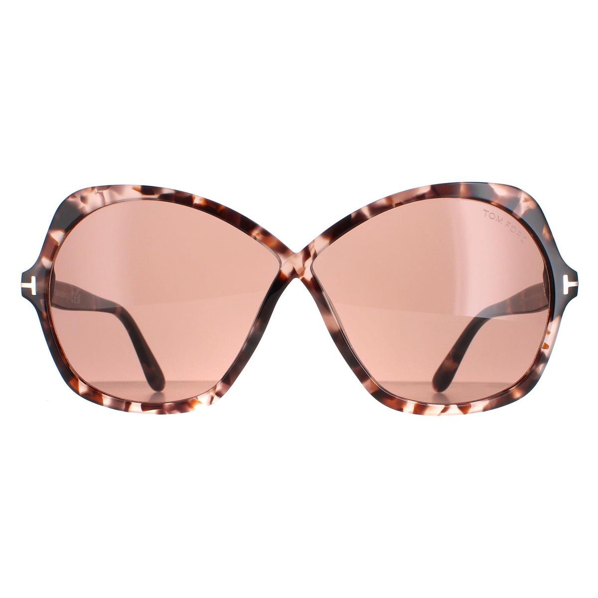 Getönte Sonnenbrille in Schmetterlingsform