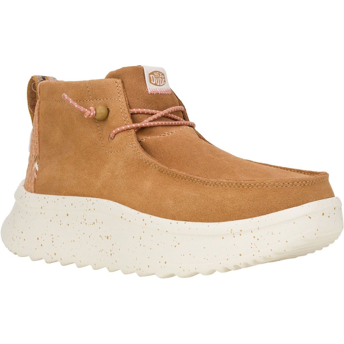 Wildleder-Plateau-Mokassin-Boots