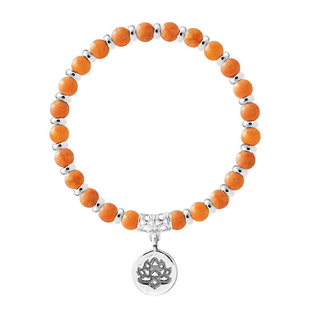 Beperltes Edelstein-Armband Magic Lotus