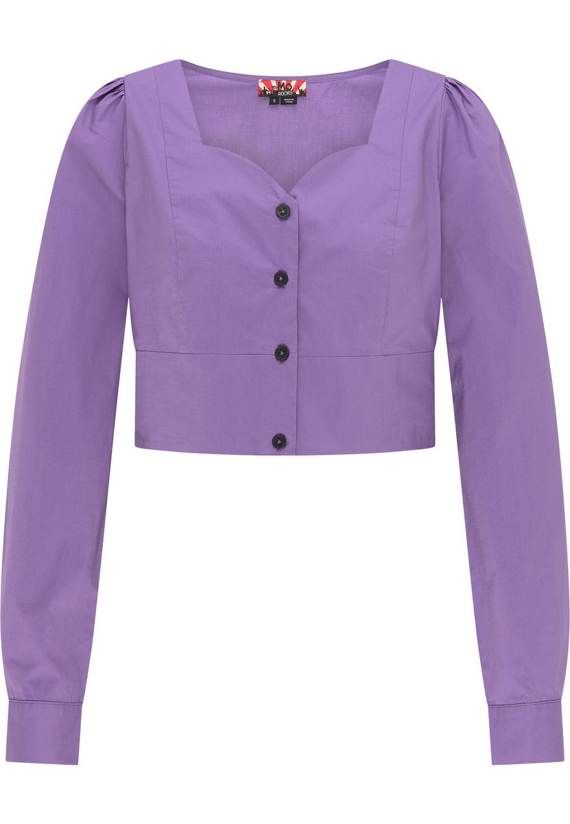 Romantische Smock-Bluse mit Schößchen