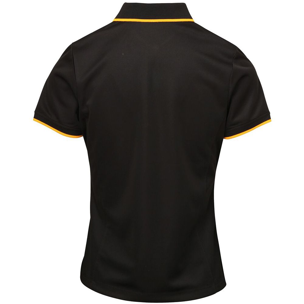 Performance-Poloshirt mit Kontrastbesatz
