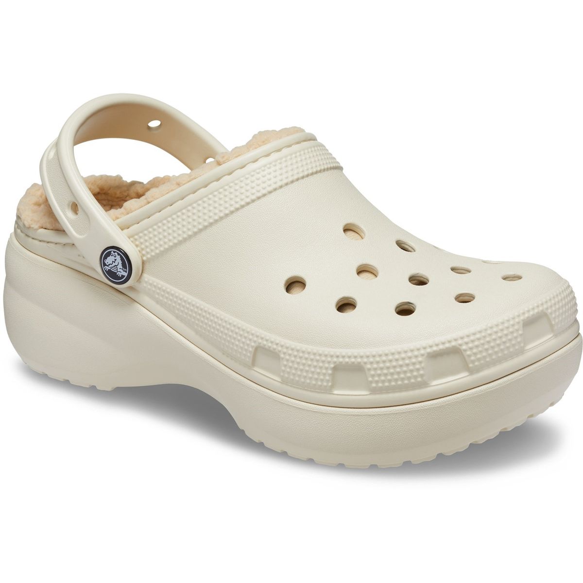 Klassische gefütterte Plateau-Clogs