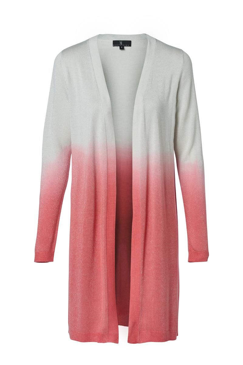 Eleganter Ombré-Cardigan mit Glanzeffekt